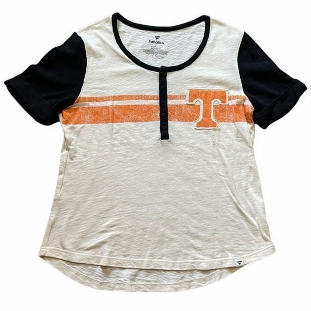 Tennessee Vols Classics Slub Henley College University‎ T-Shirt Sz XL